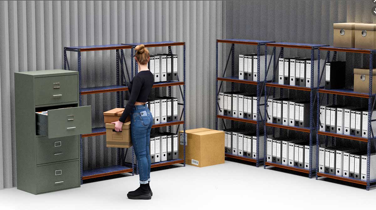 Selfstockage : stockage d'archives et de documents professionnels dans un box Leader Box