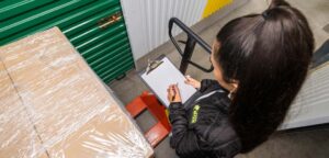 stockage de plv dans un centre de stockage